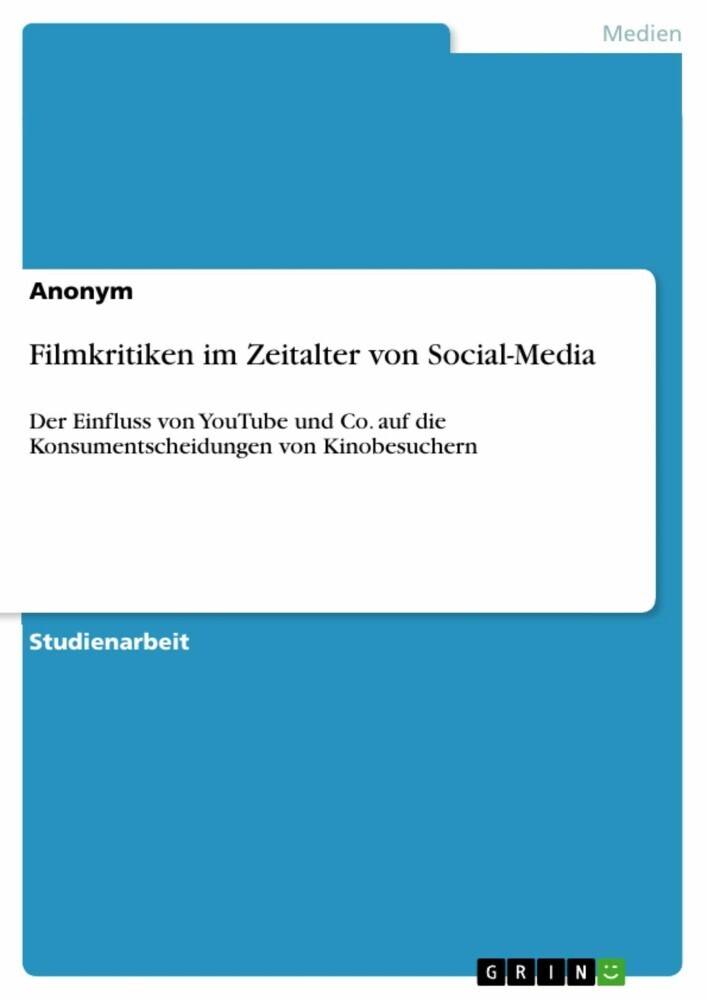 Filmkritiken im Zeitalter von Social-Media main product photo
