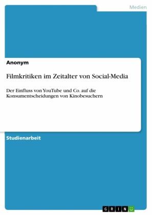 Filmkritiken im Zeitalter von Social-Media