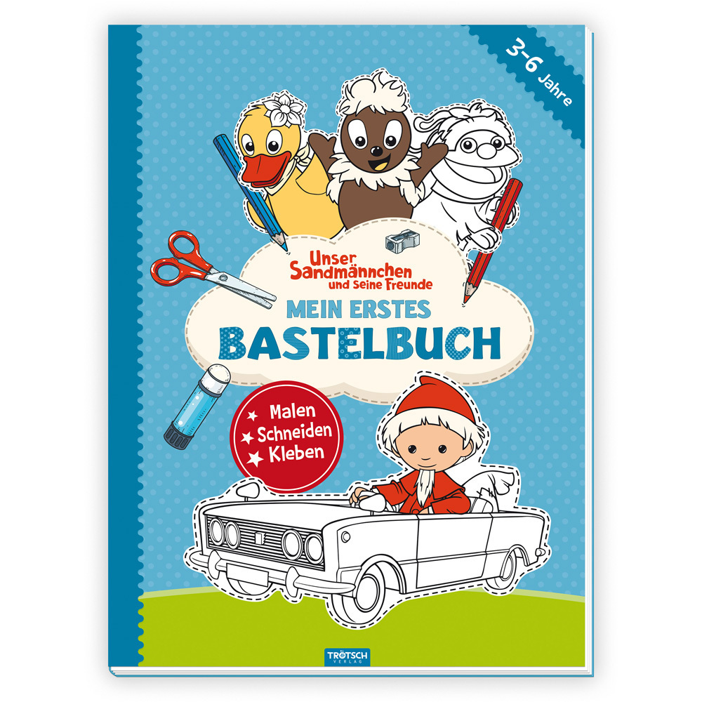 Trötsch Unser Sandmännchen Mein erstes Bastelbuch main product photo