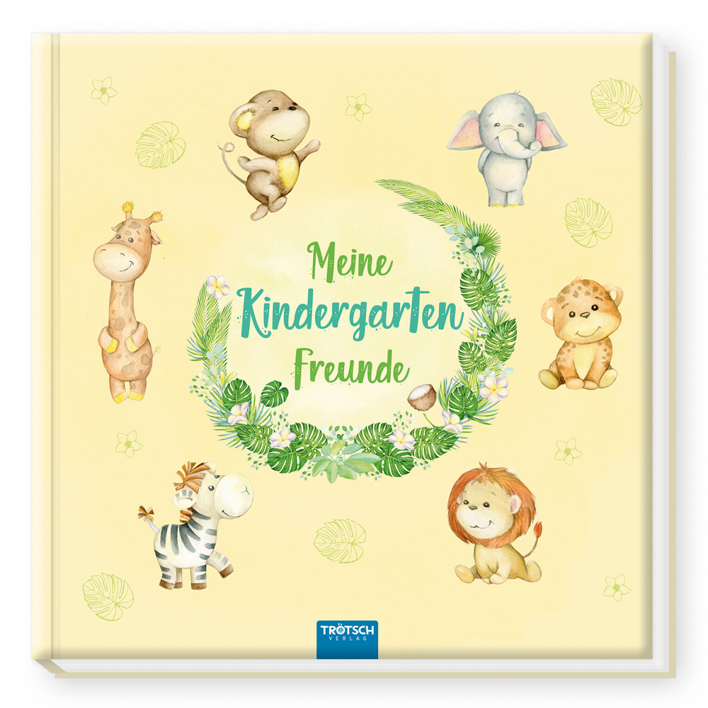 Trötsch Eintragalbum Meine Kindergartenfreunde Dschungeltiere main product photo