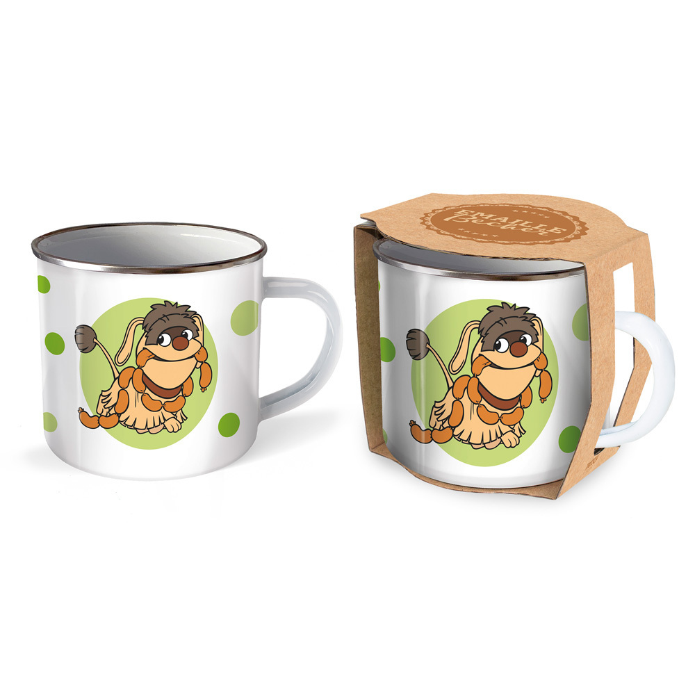 Trötsch Unser Sandmännchen Emaille Becher Tasse Moppi main product photo