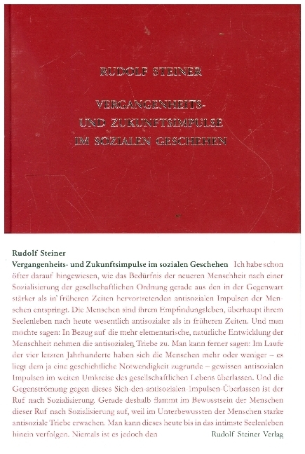 Vergangenheits- und Zukunftsimpulse im sozialen Geschehen main product photo