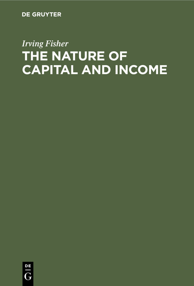 The nature of capital and income main product photo