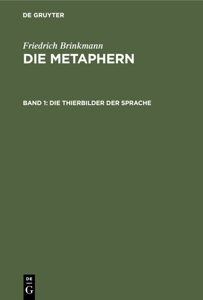 Die Thierbilder der Sprache main product photo