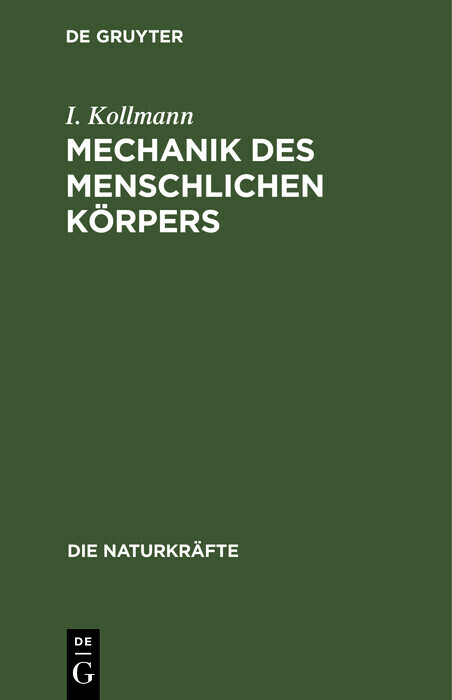 Mechanik des menschlichen Körpers main product photo