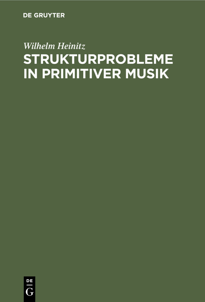 Strukturprobleme in primitiver Musik main product photo