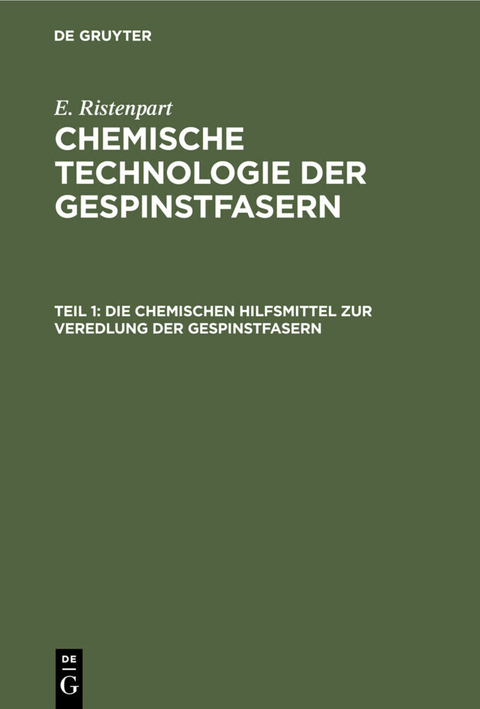 Die chemischen Hilfsmittel zur Veredlung der Gespinstfasern main product photo