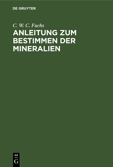 Anleitung zum Bestimmen der Mineralien main product photo