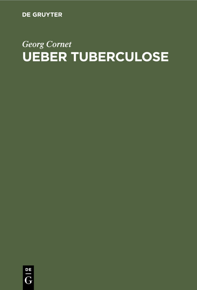Ueber Tuberculose main product photo