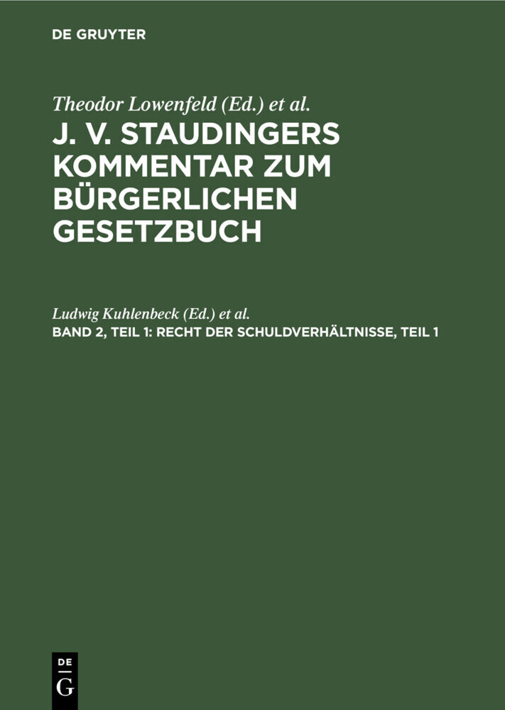 Recht der Schuldverhältnisse, Teil 1 main product photo
