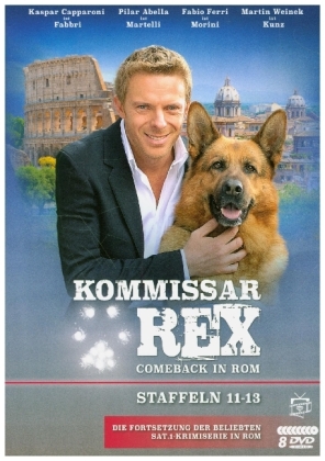 Kommissar Rex - Comeback in Rom. Staffel.11-13, 9 DVD