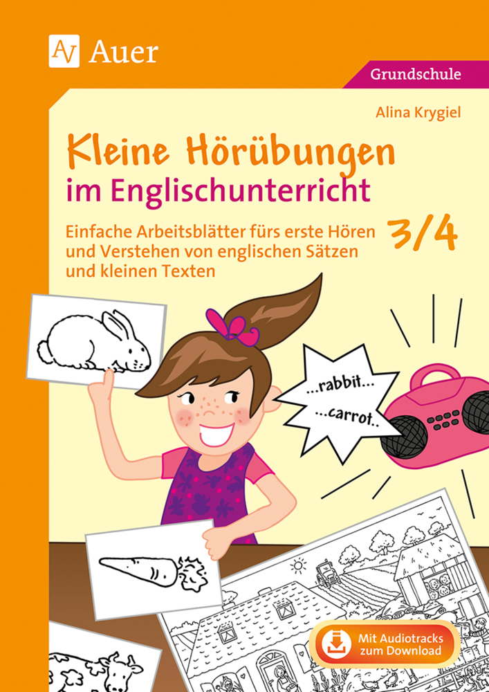 Kleine Hörübungen im Englischunterricht 3/4 main product photo