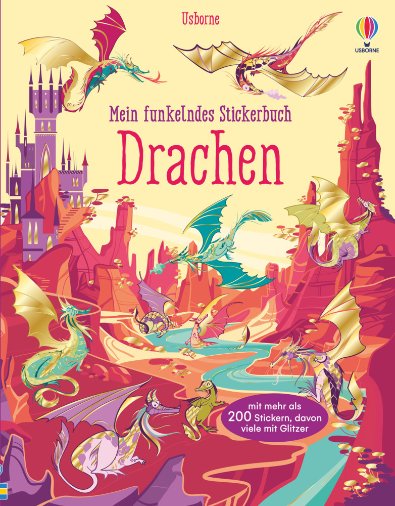 Mein funkelndes Stickerbuch: Drachen main product photo