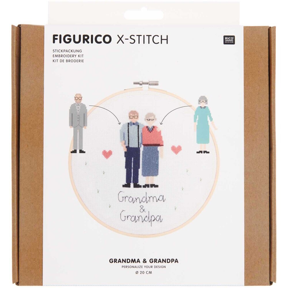 Stickpackung Figurico Grandma & Grandpa main product photo