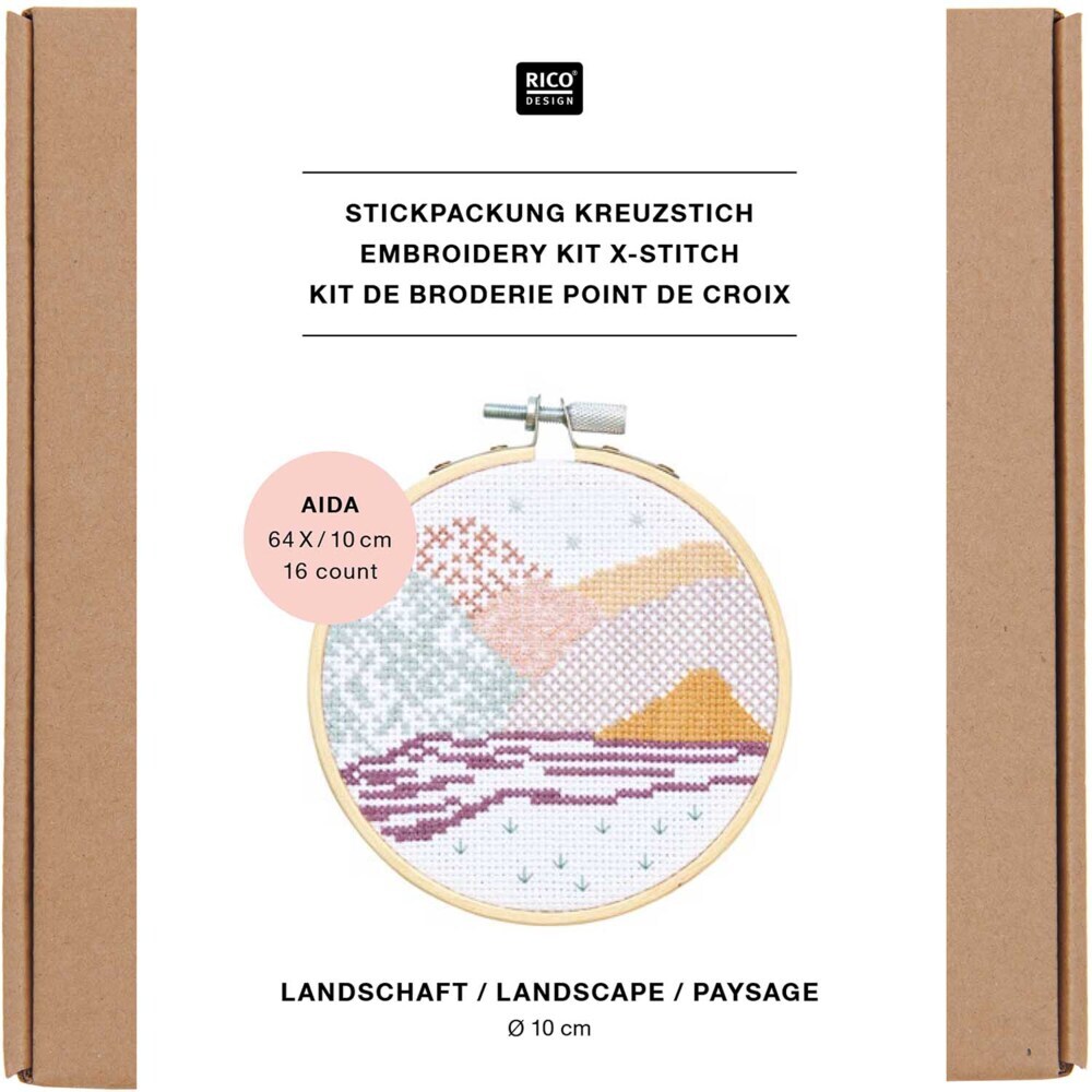 Stickpackung Kreuzstich Mini Kit Landschaft main product photo
