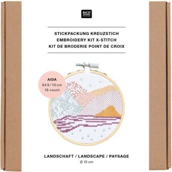 Stickpackung Kreuzstich Mini Kit Landschaft