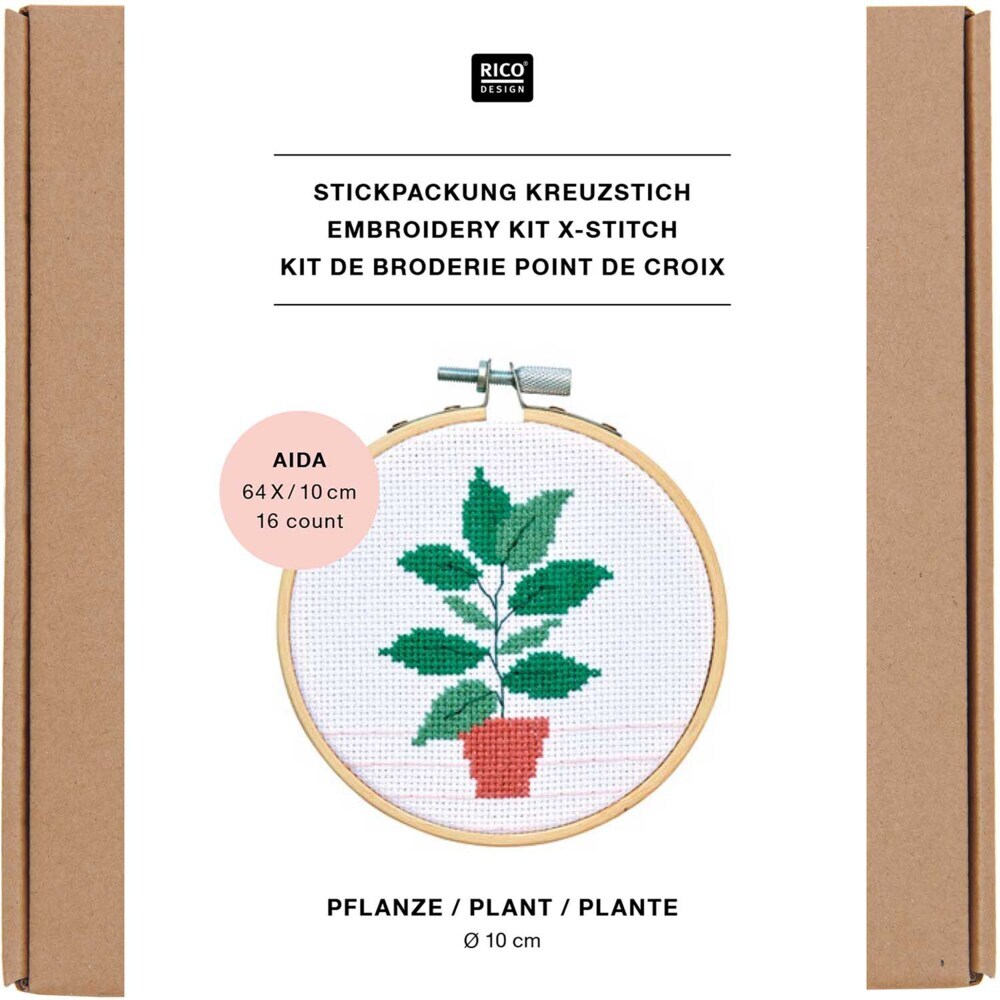 Stickpackung Kreuzstich Mini Kit Pflanze main product photo