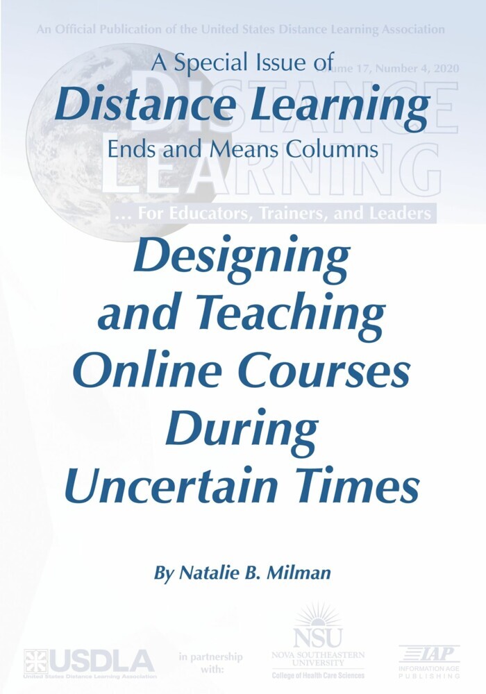 Designing and Teaching Online Courses During Uncertain Times main product photo