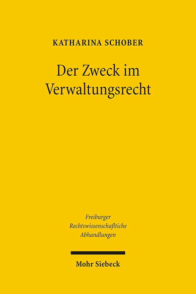 Der Zweck im Verwaltungsrecht main product photo