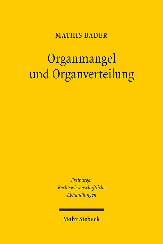 Organmangel und Organverteilung main product photo