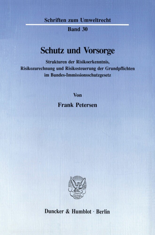 Schutz und Vorsorge. main product photo