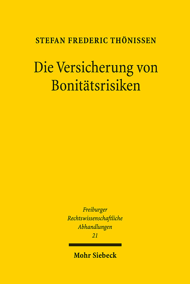 Die Versicherung von Bonitätsrisiken main product photo