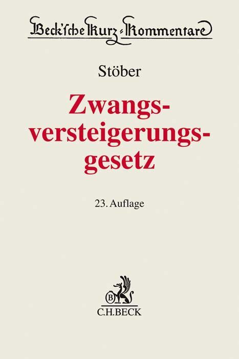 Zwangsversteigerungsgesetz main product photo