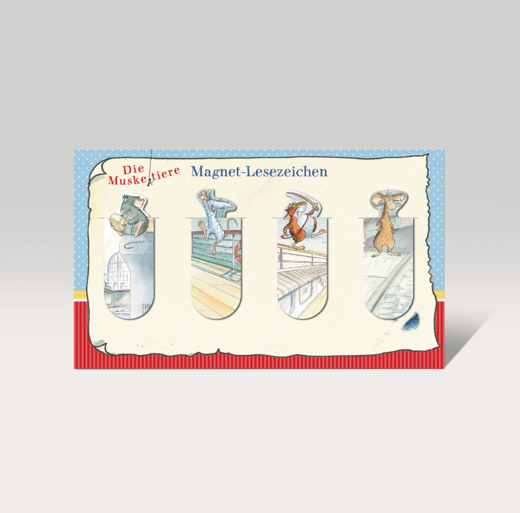 Die Muskeltiere - Magnet-Lesezeichen main product photo