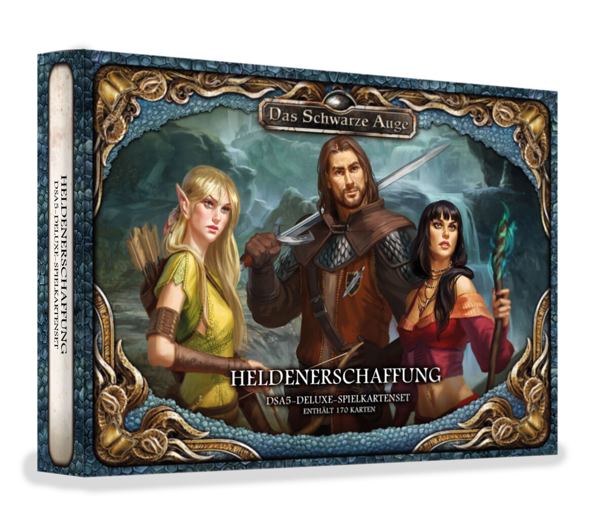 DSA5 Spielkartenset - Heldenerschaffung main product photo