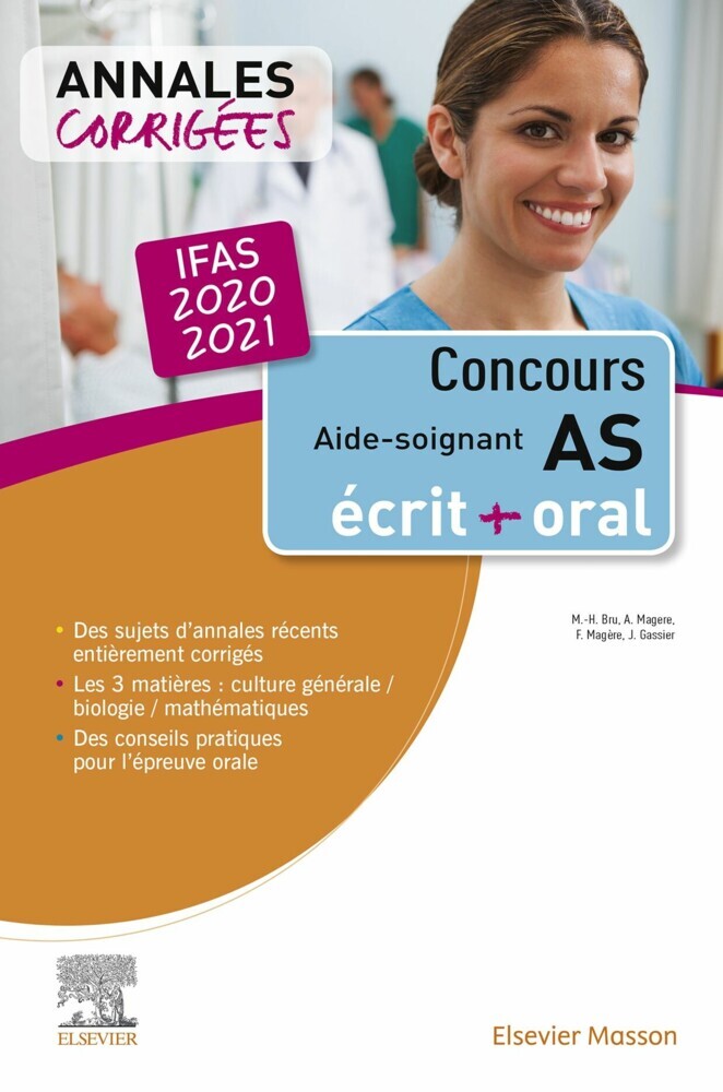 Concours Aide-soignant - Annales corrigées - IFAS 2020 main product photo