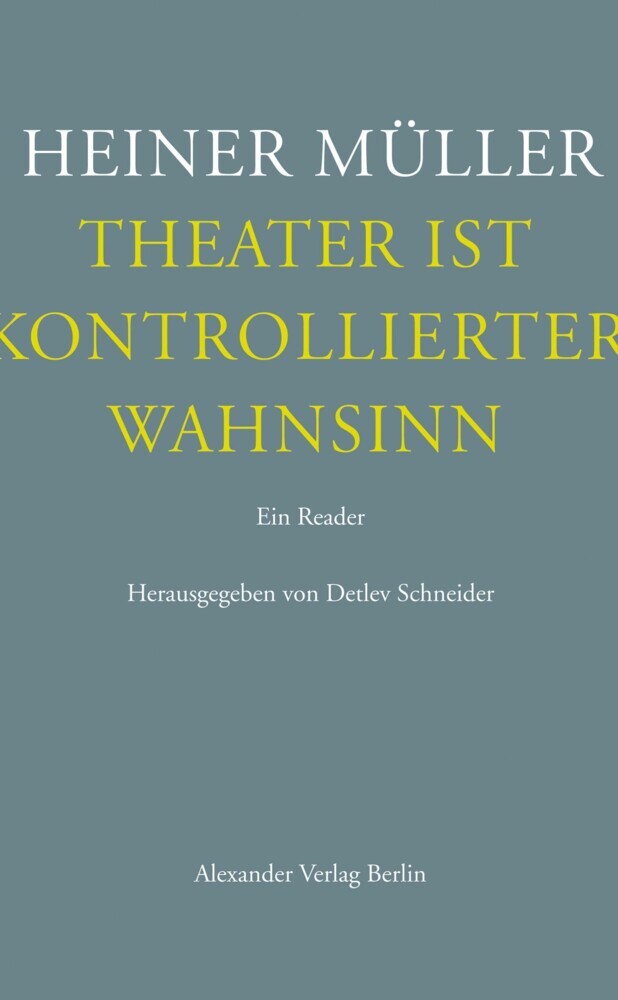 Theater ist kontrollierter Wahnsinn main product photo