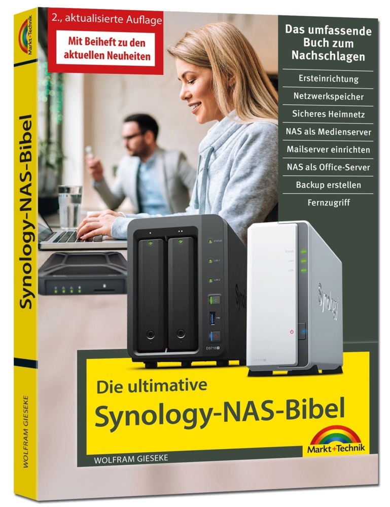 Die ultimative Synology NAS Bibel - Das Praxisbuch - mit vielen Insider Tipps und Tricks - komplett in Farbe main product photo