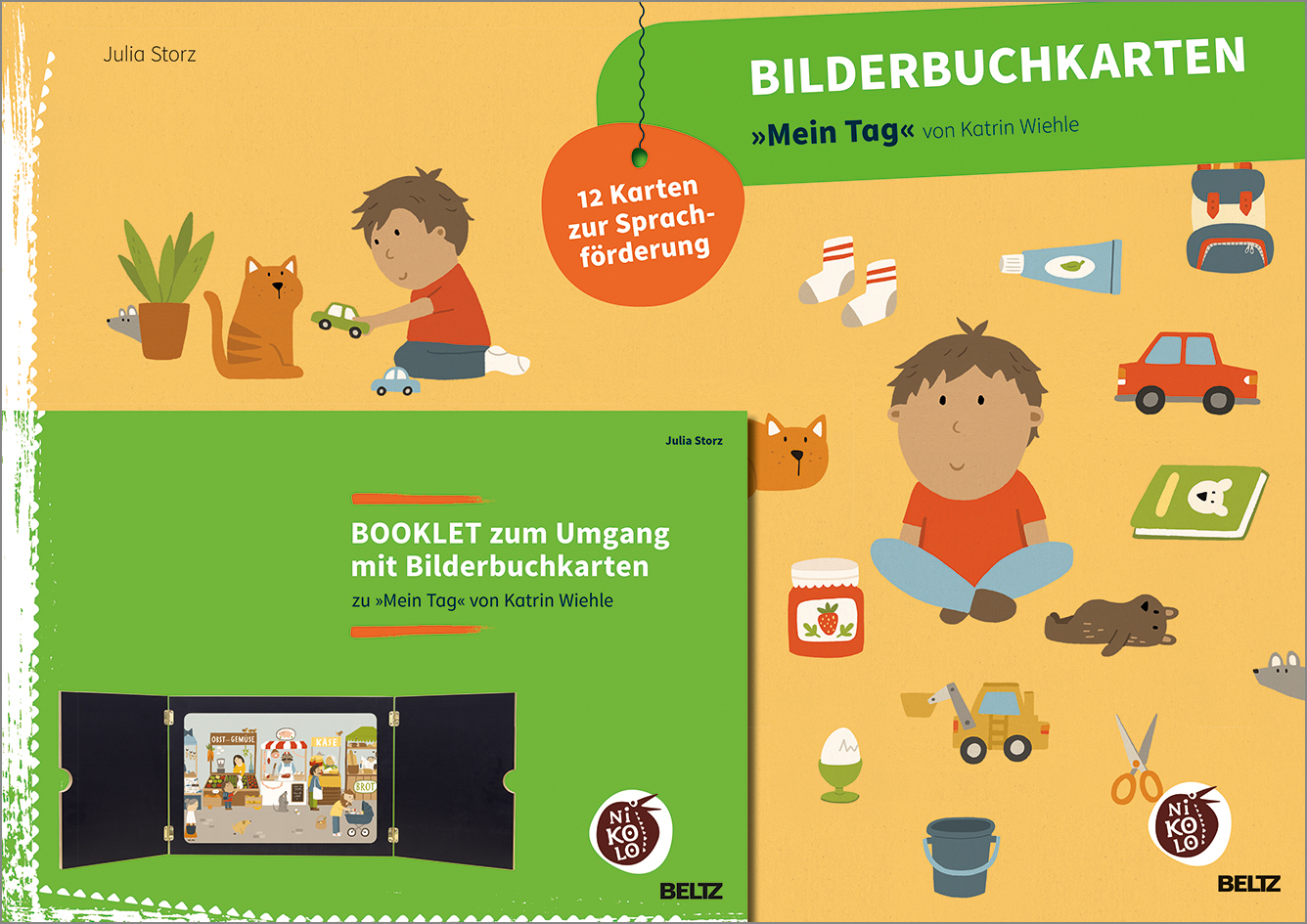 Bilderbuchkarten »Mein Tag« von Katrin Wiehle main product photo