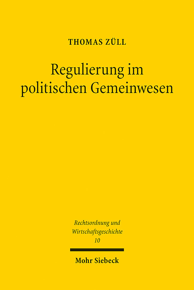 Regulierung im politischen Gemeinwesen main product photo