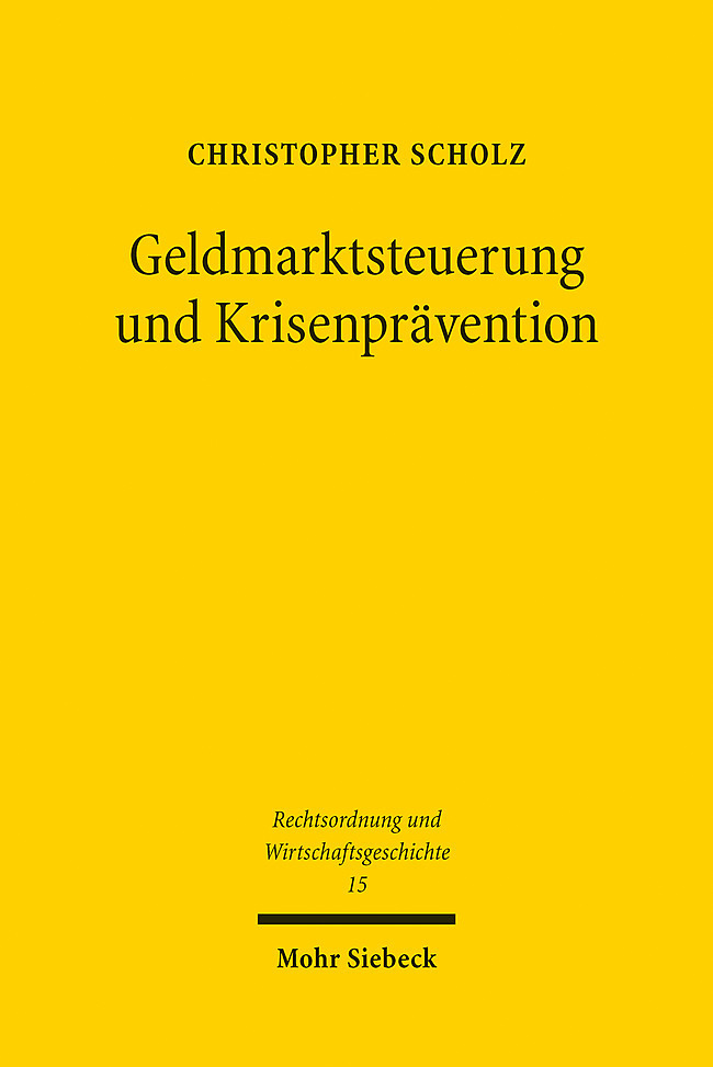 Geldmarktsteuerung und Krisenprävention main product photo