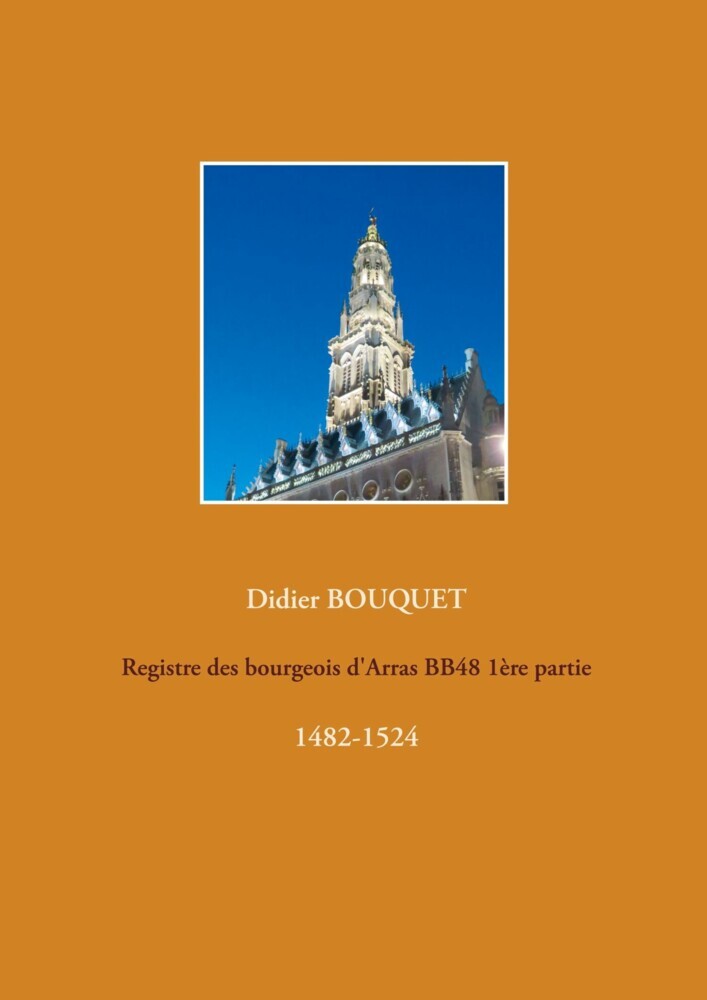 Registre des bourgeois d'Arras BB48 1ère partie main product photo