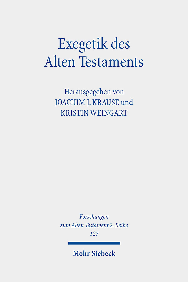 Exegetik des Alten Testaments main product photo