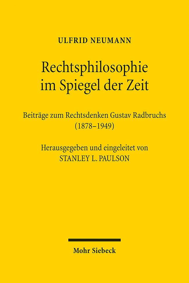 Rechtsphilosophie im Spiegel der Zeit main product photo