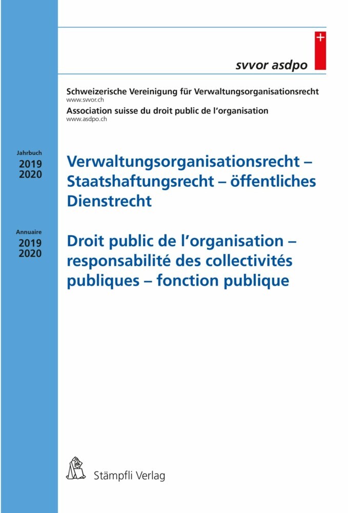 Verwaltungsorganisationsrecht - Staatshaftungsrecht - öffentliches Dienstrecht Droit public de l'organisation - responsabilité des collectivités publiques - fonction publique main product photo