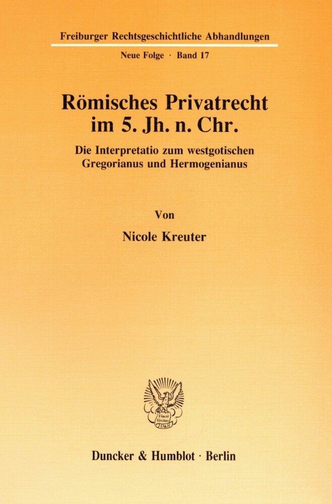 Römisches Privatrecht im 5. Jh. n. Chr. main product photo