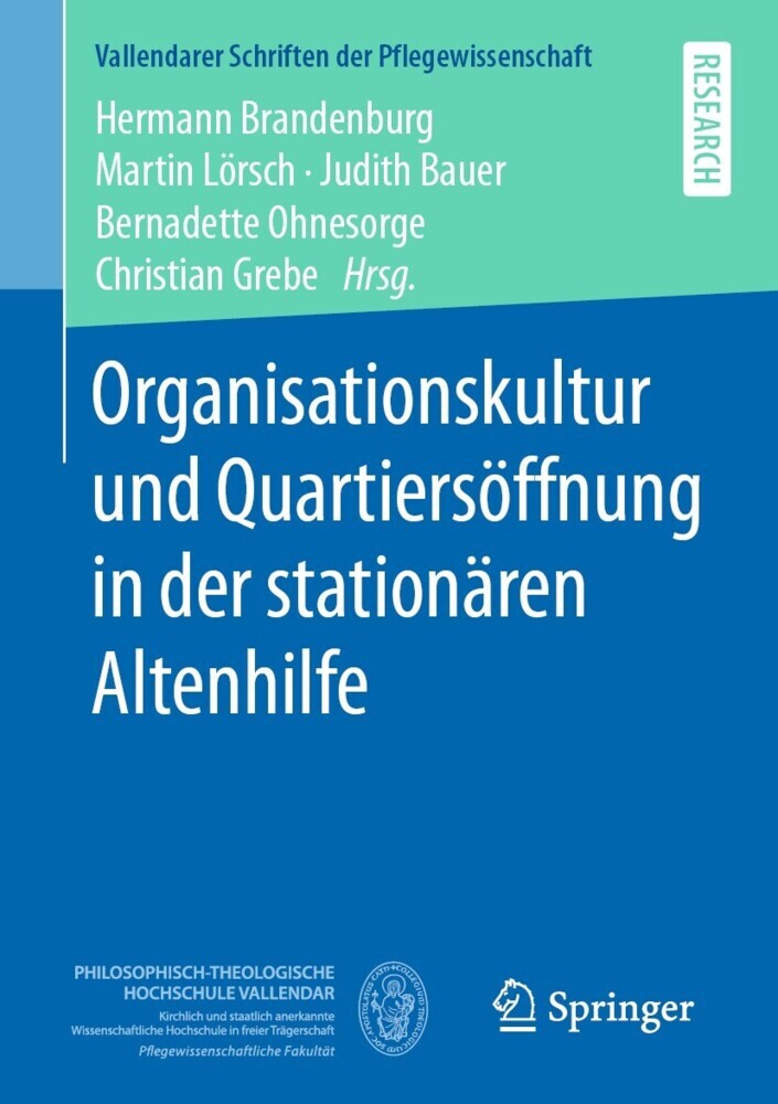 Organisationskultur und Quartiersöffnung in der stationären Altenhilfe main product photo