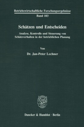 Schätzen und Entscheiden.