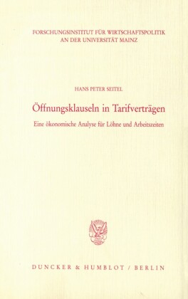 Öffnungsklauseln in Tarifverträgen.