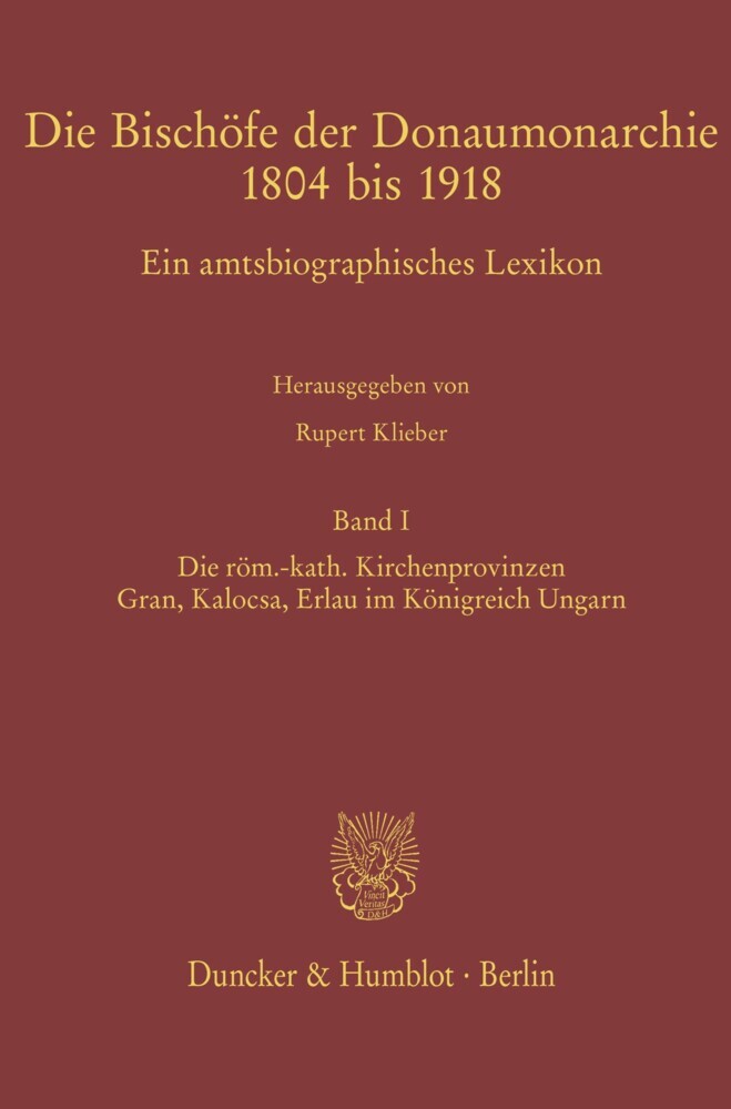 Die Bischöfe der Donaumonarchie 1804 bis 1918. main product photo
