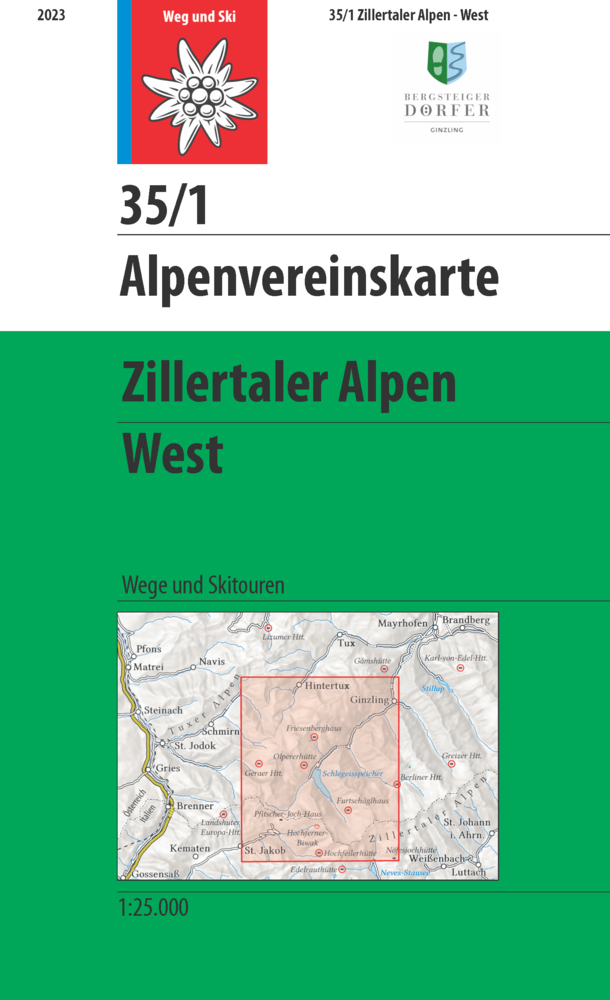 Zillertaler Alpen - West main product photo