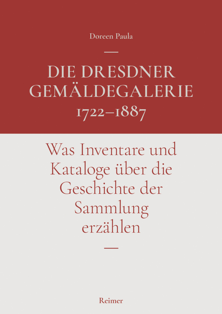 Die Dresdner Gemäldegalerie 1722-1887 main product photo