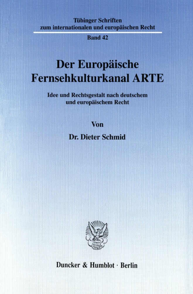 Der Europäische Fernsehkulturkanal ARTE. main product photo