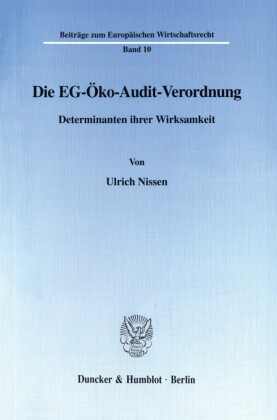 Die EG-Öko-Audit-Verordnung.