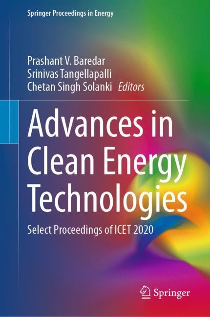 Advances in Clean Energy Technologies main product photo