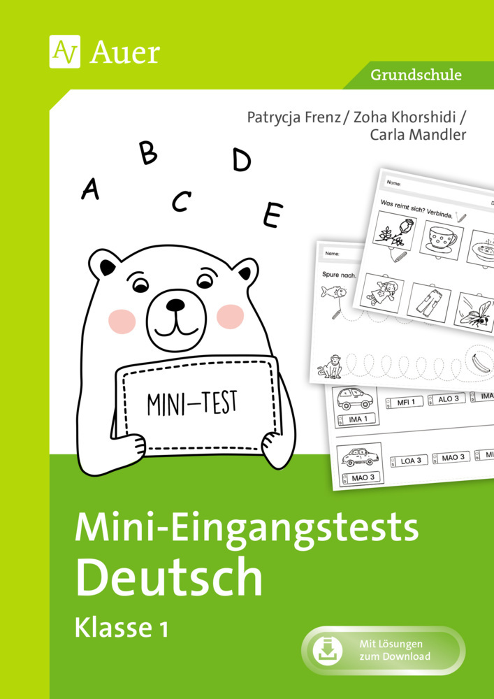 Mini-Eingangstests Deutsch - Klasse 1 main product photo